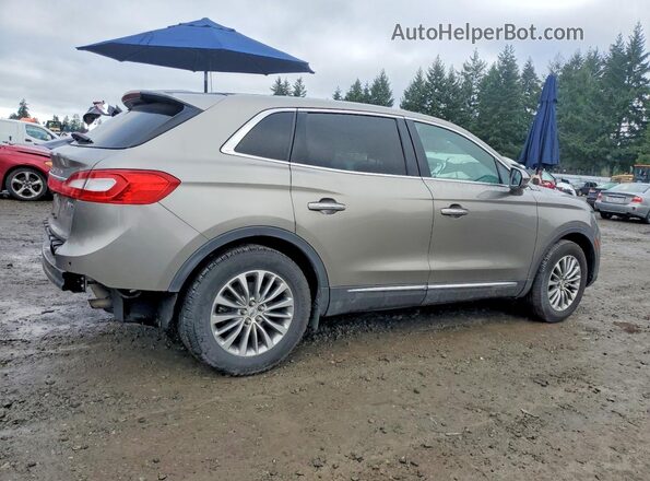 2LMPJ8KR9HBL28811 2017 LINCOLN MKX Желто-коричневый Задняя правая четверть