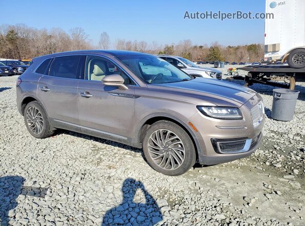 2LMPJ8L94KBL35493 2019 LINCOLN NAUTILUS Gold წინა მარჯვენა