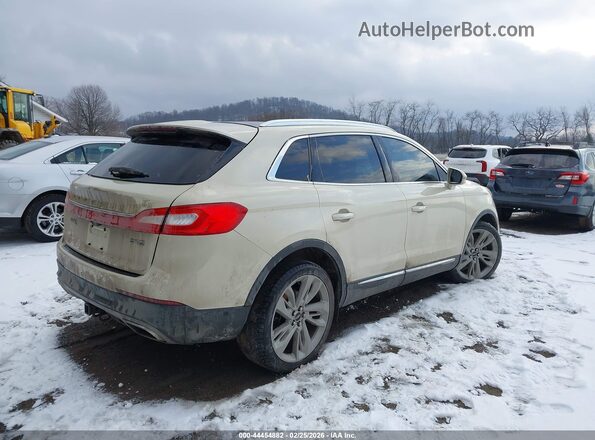 2LMPJ8LP5GBL46802 2016 LINCOLN MKX Белый Задняя правая четверть