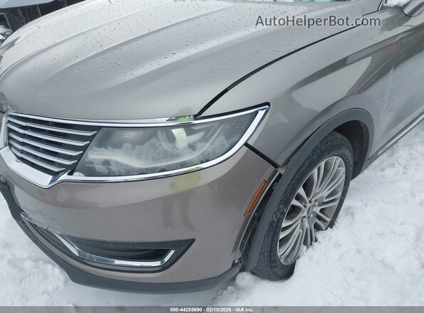 2LMPJ8LR0HBL29456 2017 LINCOLN MKX Beige Вид спереду