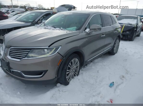 2LMPJ8LR0HBL29456 2017 LINCOLN MKX Beige Передня ліва чверть
