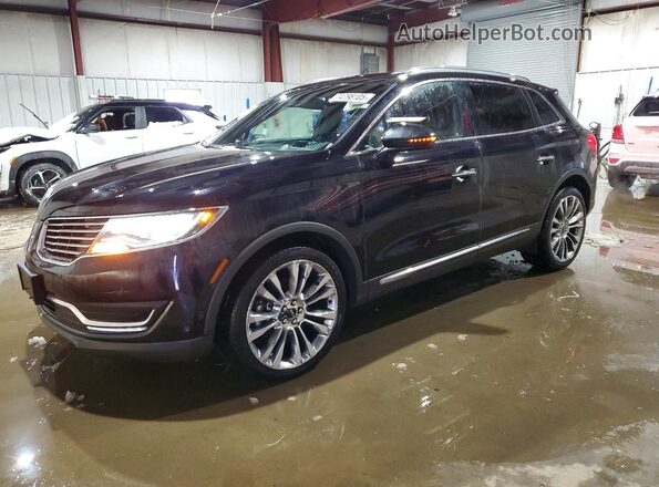 2LMPJ8LR3GBL89679 2016 LINCOLN MKX Black წინა მარცხენა ხედი სამი მეოთხედიდან