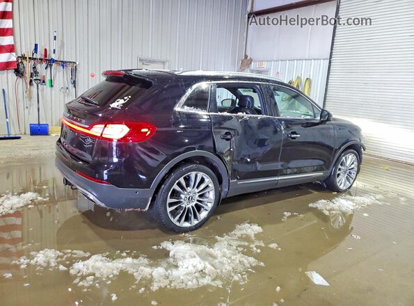 2LMPJ8LR3GBL89679 2016 LINCOLN MKX Black უკანა მარჯვენა