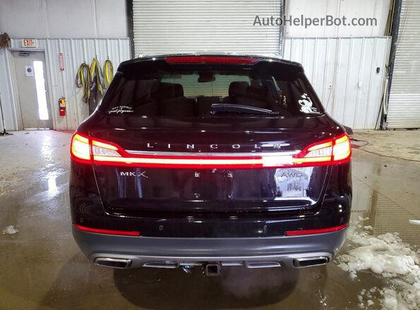 2LMPJ8LR3GBL89679 2016 LINCOLN MKX Black უკანა ხედი