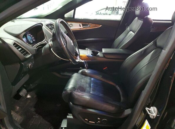 2LMPJ8LR3GBL89679 2016 LINCOLN MKX Black წინა სალონის ხედი
