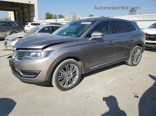 2LMPJ8LR9HBL13191 2017 LINCOLN MKX Серебряный Передняя левая четверть