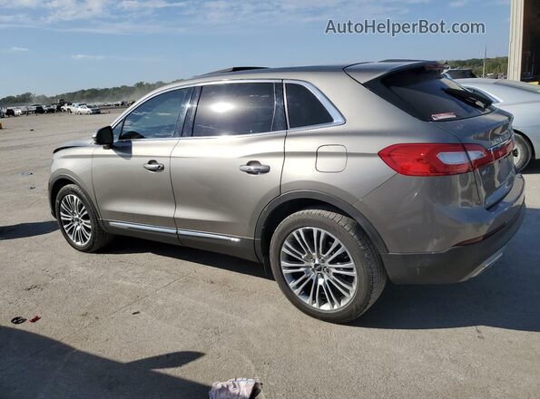 2LMPJ8LR9HBL13191 2017 LINCOLN MKX Серебряный Задняя левая четверть