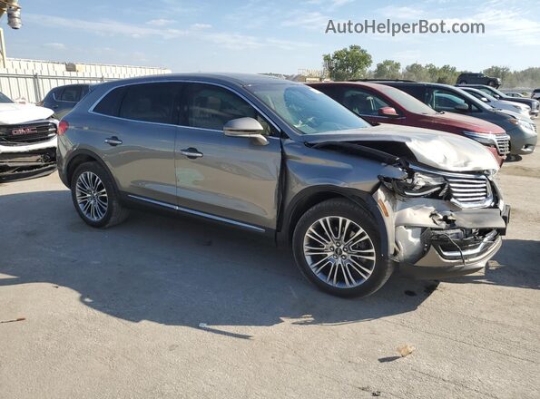 2LMPJ8LR9HBL13191 2017 LINCOLN MKX Серебряный Передняя правая четверть
