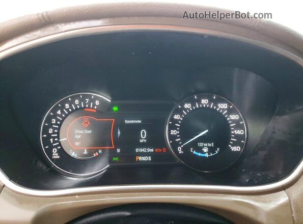 2LMPJ8LRXJBL12511 2018 LINCOLN MKX Черный Вид щитка приборов