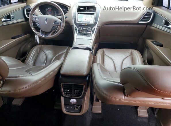 2LMPJ8LRXJBL12511 2018 LINCOLN MKX Черный Вид панели приборов