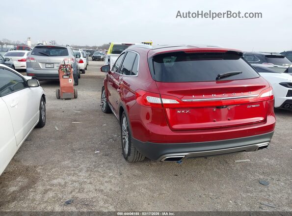 2LMTJ6LP7GBL84566 2016 LINCOLN MKX Красный Задняя левая четверть