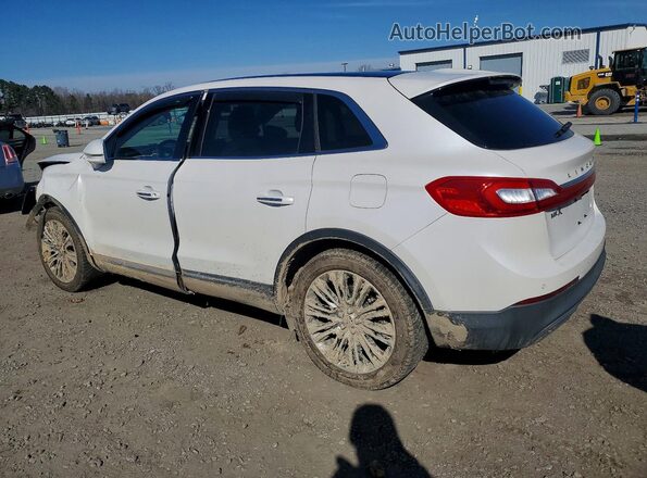 2LMTJ8LR7GBL57719 2016 LINCOLN MKX Белый Задняя левая четверть