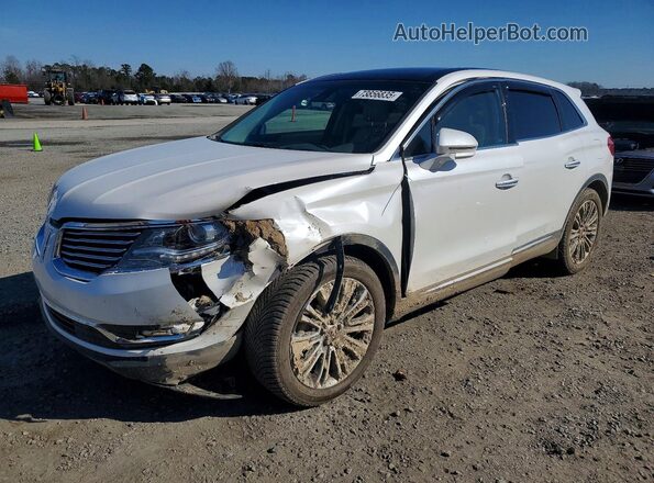 2LMTJ8LR7GBL57719 2016 LINCOLN MKX Белый Передняя левая четверть