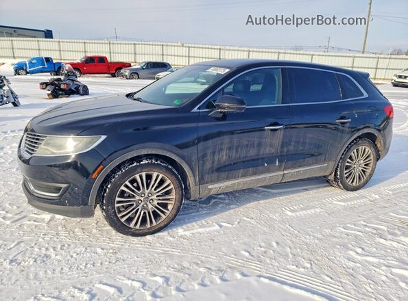 2LMTJ8LR8GBL62377 2016 LINCOLN MKX Черный Передняя левая четверть