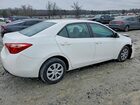 2017 Toyota Corolla L White vin: 2T1BURHE0HC917636