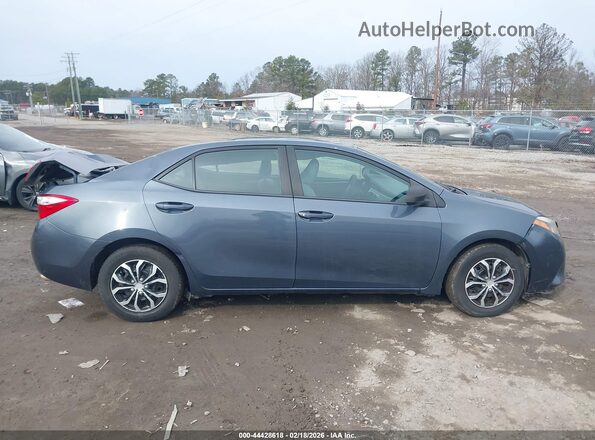 2T1BURHE1GC568694 2016 TOYOTA LL Gray Вид задньої частини салону