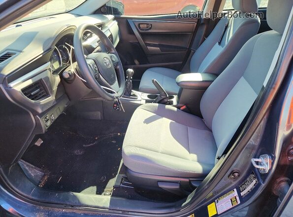 2T1BURHE1GC740545 2016 TOYOTA LL Gray Vista interior delantera