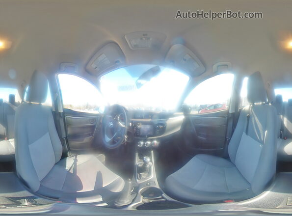 2T1BURHE1GC740545 2016 TOYOTA LL Gray Vista de la etiqueta del VIN