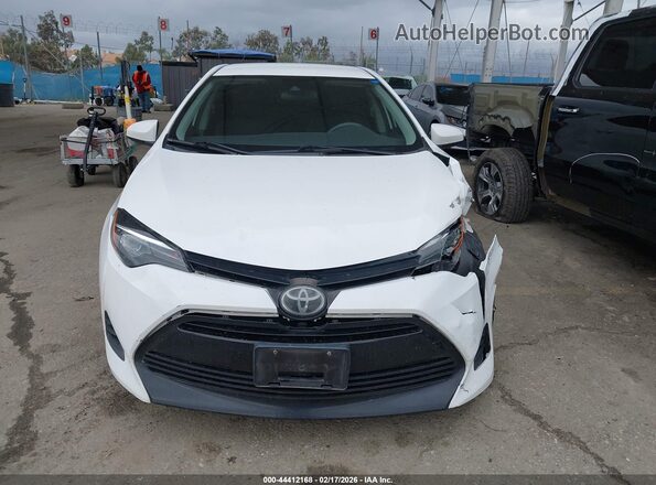 2T1BURHE1KC223089 2019 TOYOTA LL White Instrument cluster view