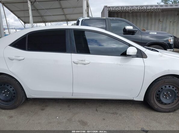 2T1BURHE1KC223089 2019 TOYOTA LL White Rear interior view