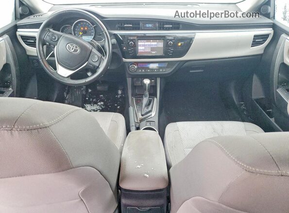 2T1BURHE2GC641992 2016 TOYOTA LL Silver Dashboard view