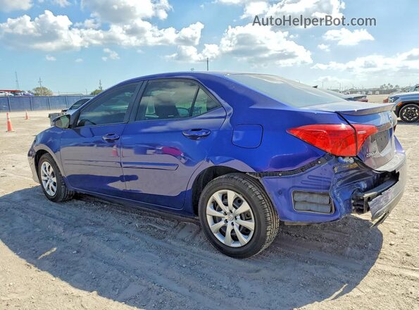 2T1BURHE2KC210304 2019 TOYOTA LL Blue Trasero izquierdo