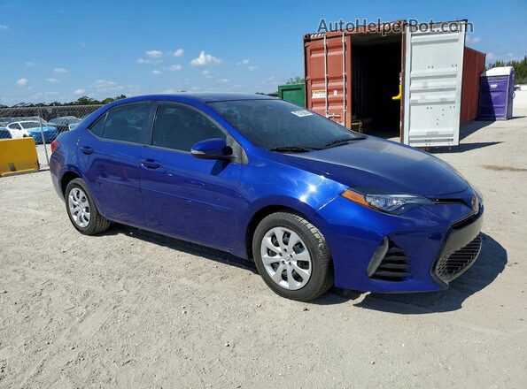 2T1BURHE2KC210304 2019 TOYOTA LL Blue Delantero derecho