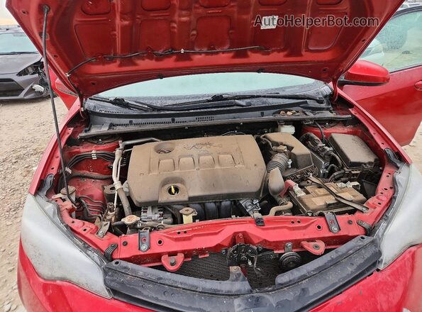 2T1BURHE3KC236832 2019 TOYOTA LL Red Widok wnętrza z tyłu