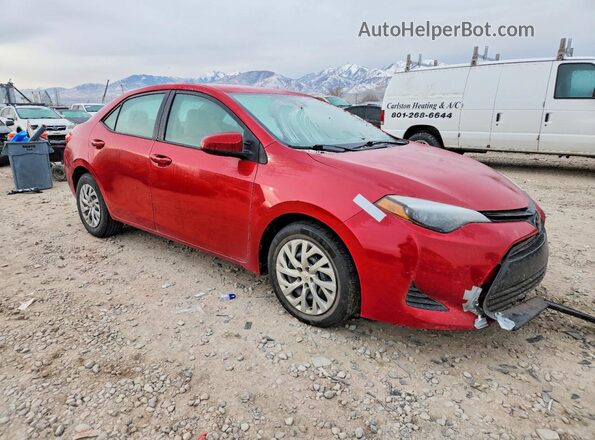2T1BURHE3KC236832 2019 TOYOTA LL Red Przód prawy