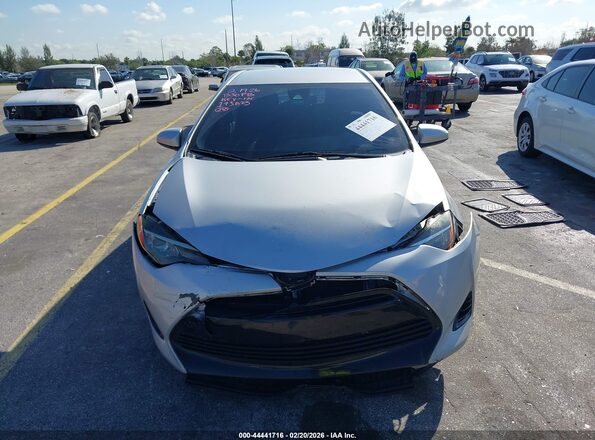 2T1BURHE5KC143875 2019 TOYOTA LL Серебряный Вид щитка приборов