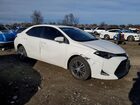 2018 Toyota Corolla L Белый vin: 2T1BURHE6JC963798