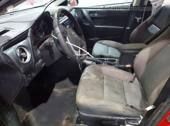 2T1BURHE7KC194388 2019 TOYOTA LL Red Widok wnętrza z przodu