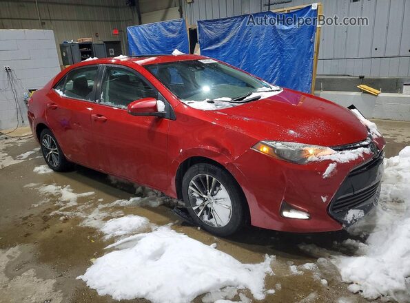 2T1BURHE7KC194388 2019 TOYOTA LL Red Przód prawy