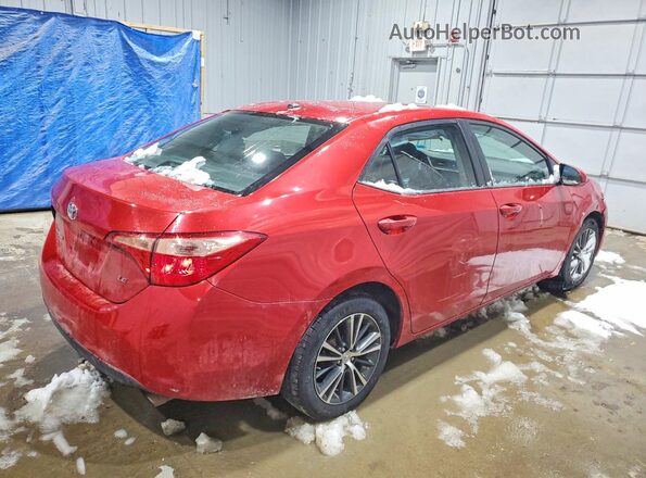 2T1BURHE7KC194388 2019 TOYOTA LL Red Tył prawy