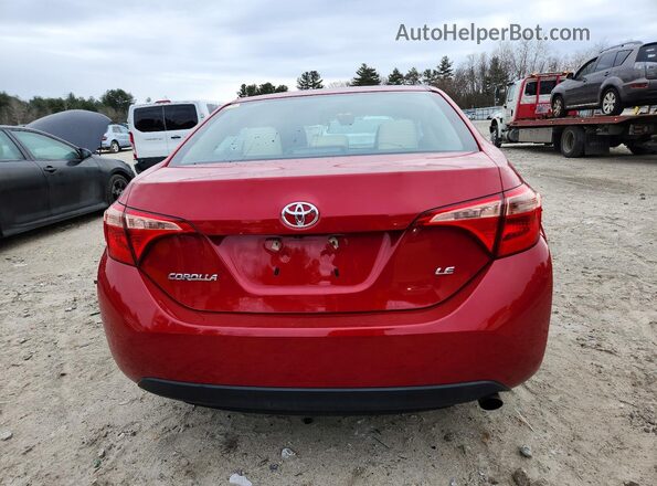 2T1BURHE8KC184081 2019 TOYOTA LL Red Widok z tyłu
