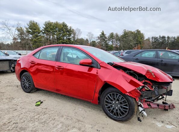 2T1BURHE8KC184081 2019 TOYOTA LL Red Przód prawy