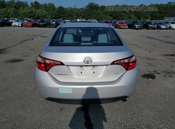 2T1BURHE8KC201686 2019 TOYOTA LL Silver Widok z tyłu