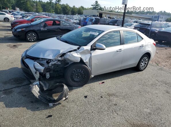 2T1BURHE8KC201686 2019 TOYOTA LL Silver Przód lewy