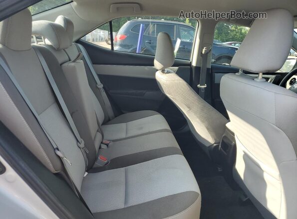 2T1BURHE8KC201686 2019 TOYOTA LL Silver Widok tylnych siedzeń