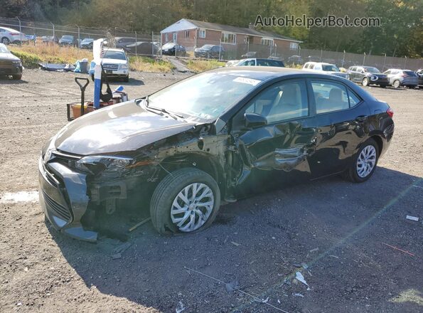 2T1BURHE9HC874818 2017 TOYOTA LL Черный Передняя левая четверть