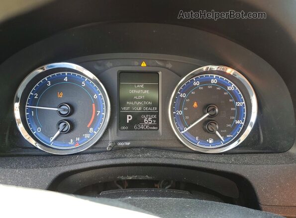 2T1BURHEXKC125601 2019 TOYOTA LL Серый Вид щитка приборов
