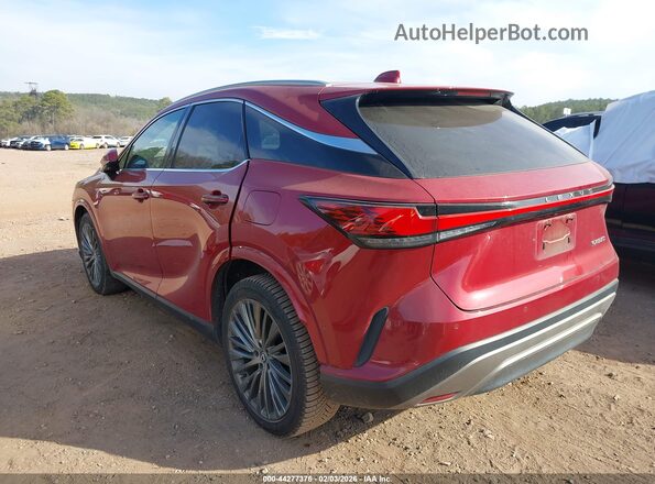 2T2BAMBA3RC023841 2024 LEXUS RX 350 Red Rear left