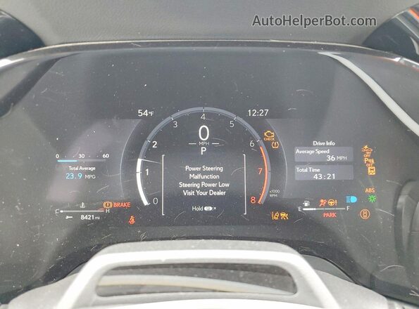 2T2BAMBA3TC069693 2026 LEXUS RX Red Widok zestawu wskaźników