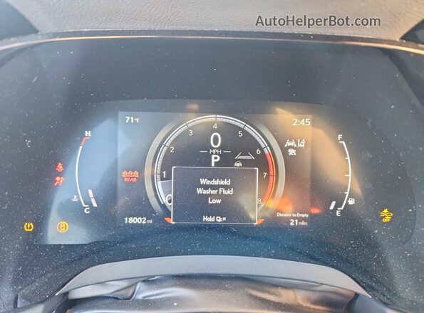 2T2BAMBA6RC040150 2024 LEXUS RX Gray Instrument cluster view