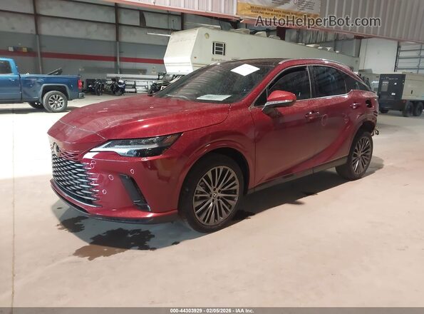 2T2BAMBA7PC014959 2023 LEXUS RX 350 Бордовый Передняя левая четверть
