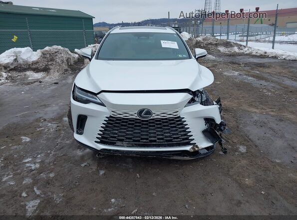 2T2BAMCA0SC104283 2025 LEXUS RX 350 White წინა პანელის ხედი