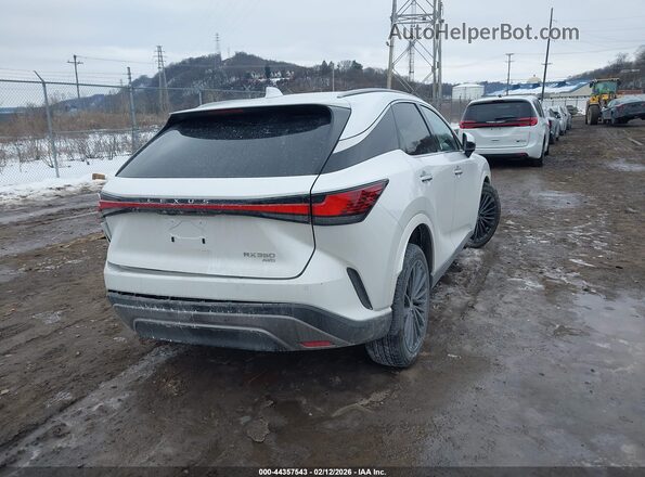 2T2BAMCA0SC104283 2025 LEXUS RX 350 White უკანა მარჯვენა