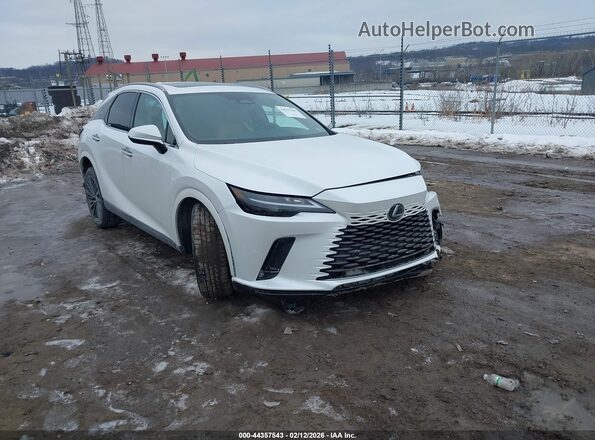 2T2BAMCA0SC104283 2025 LEXUS RX 350 White წინა მარჯვენა