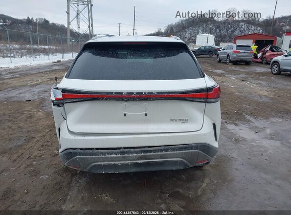 2T2BAMCA0SC104283 2025 LEXUS RX 350 White 