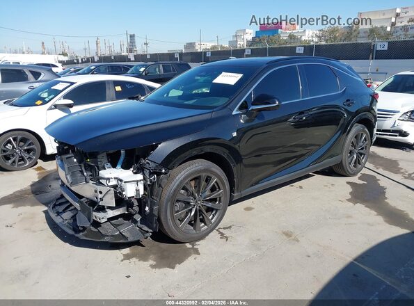 2T2BAMCA2PC033806 2023 LEXUS RX 350 Черный Передняя левая четверть